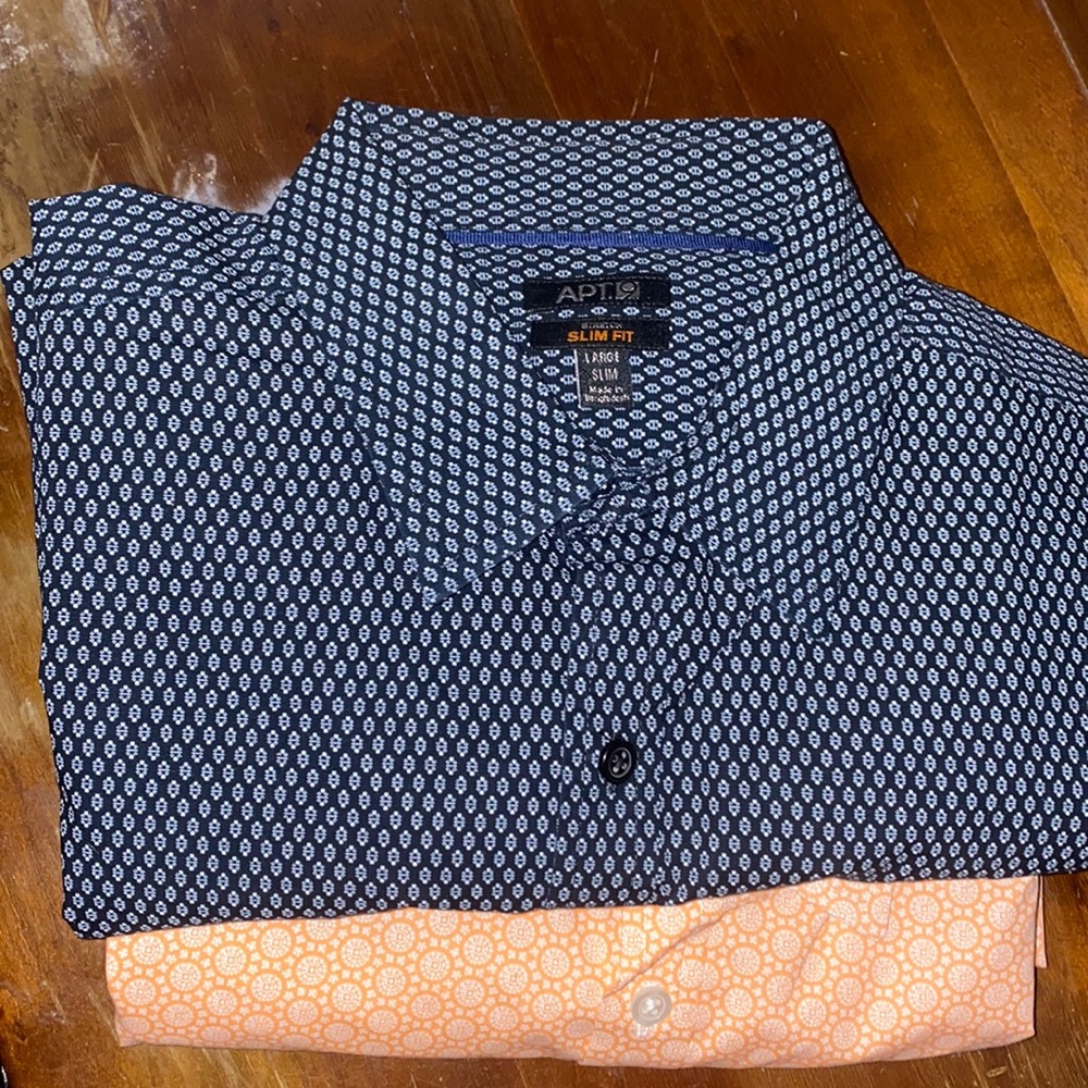 Apt 9 men’s slim fit navy - L Like New